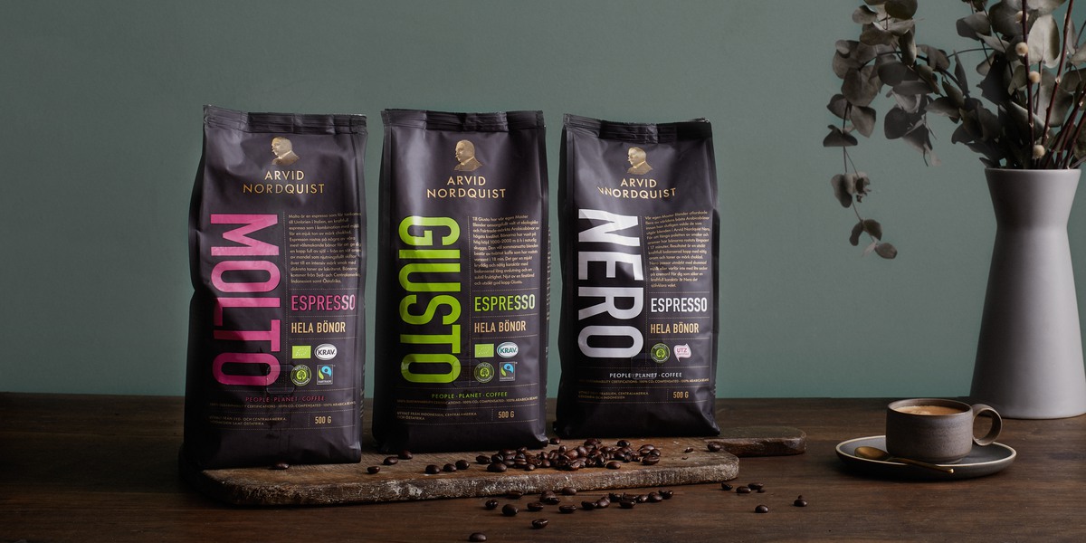 Flat white Kaffe med skummad mjölk Arvid Nordquist