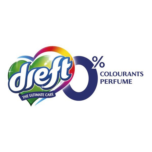 Dreft 0% logotyp parfymfritt tvättmedel